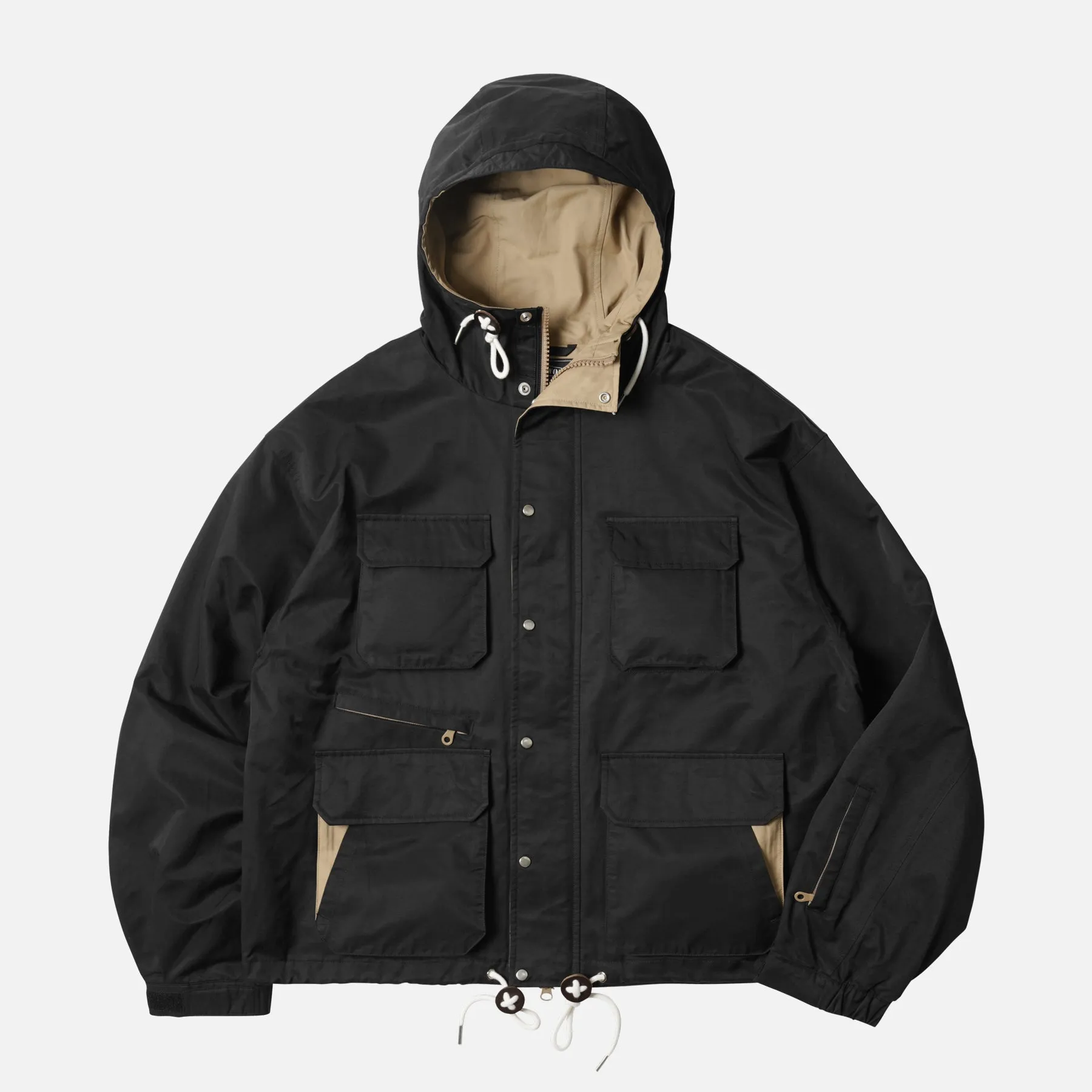 60/40 MOUNTAIN PARKA COAT - BLACK