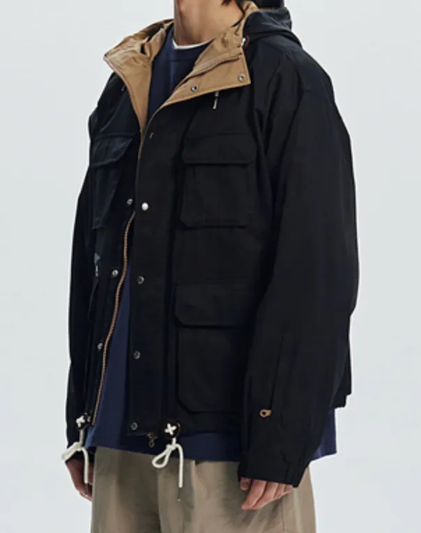 60/40 MOUNTAIN PARKA COAT - BLACK