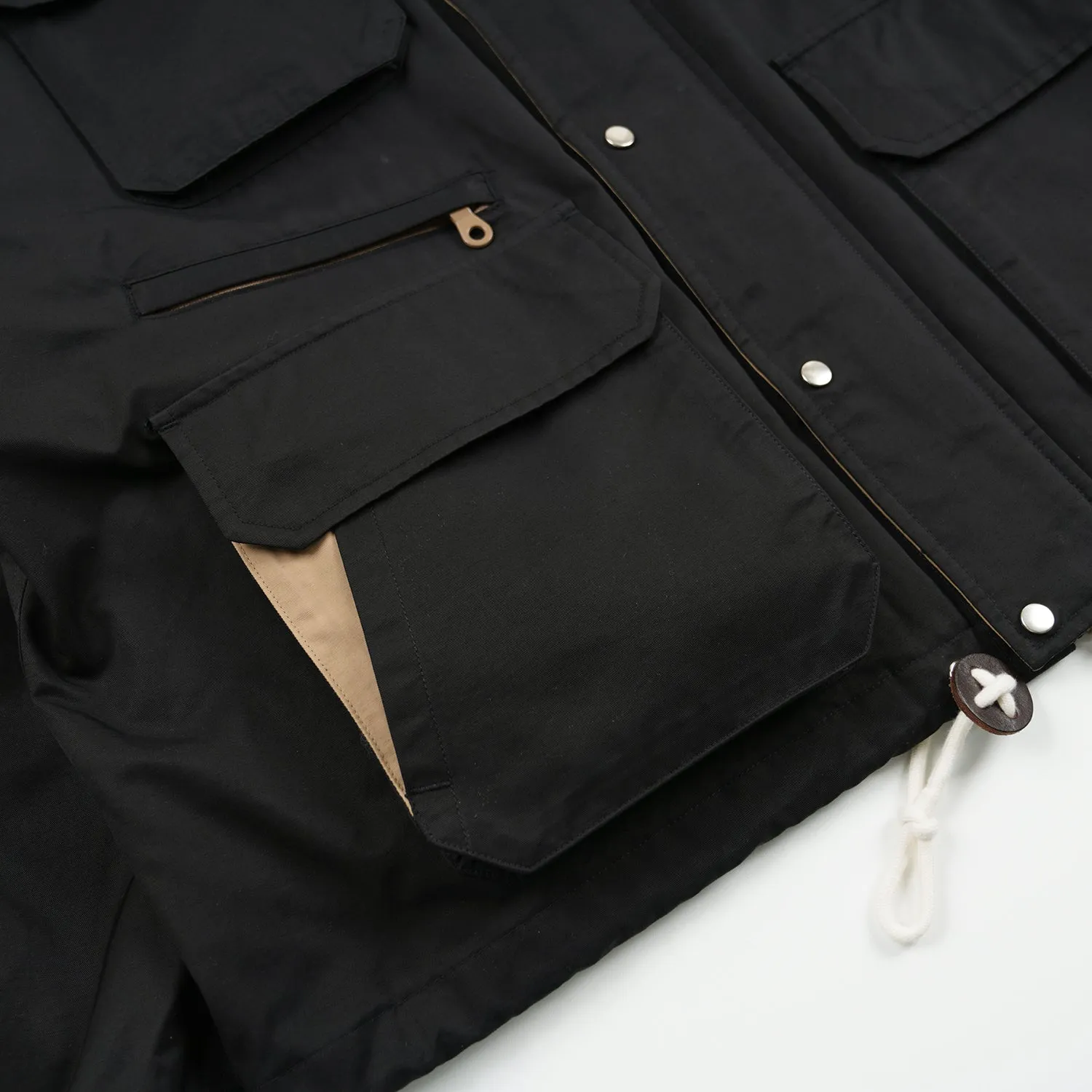 60/40 MOUNTAIN PARKA COAT - BLACK