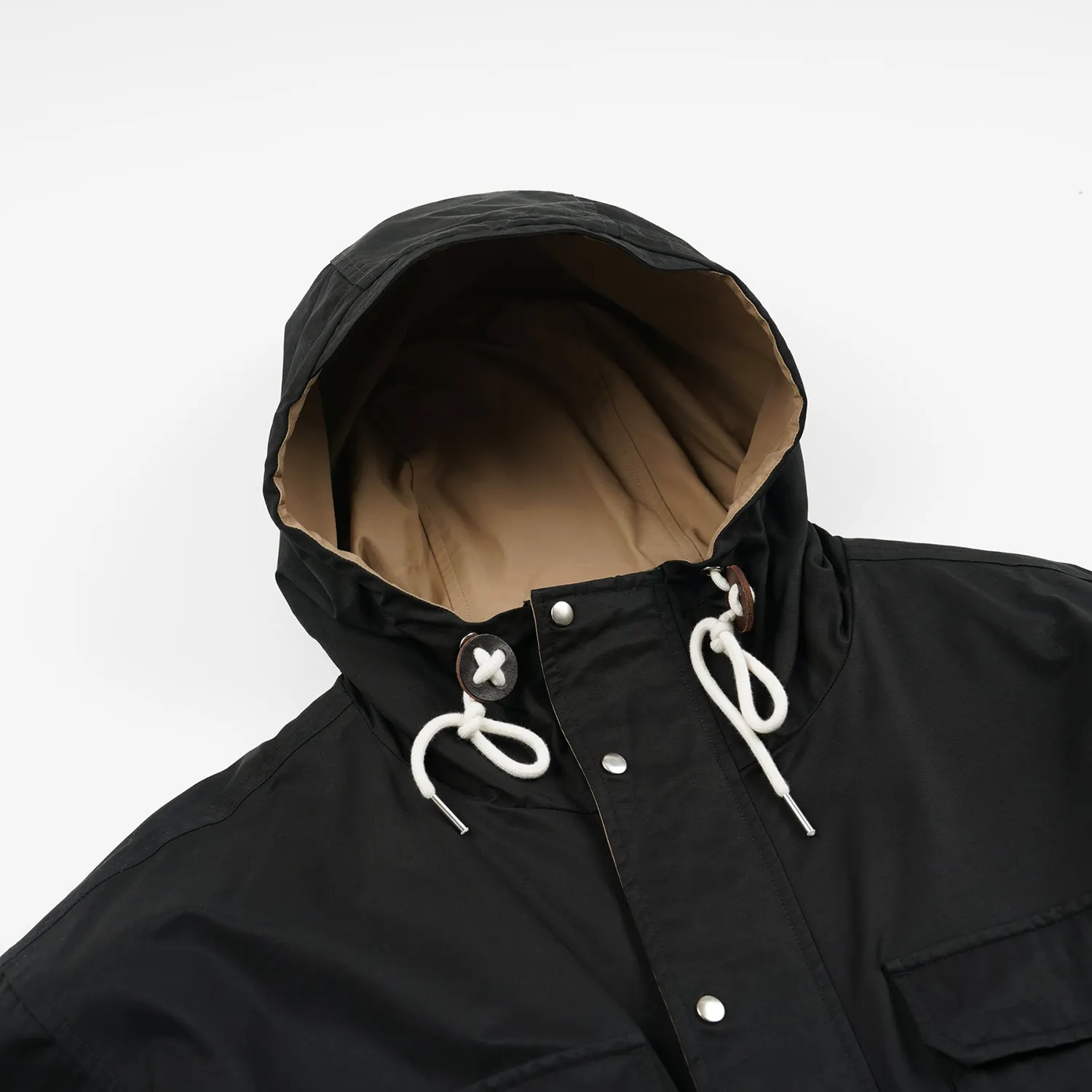 60/40 MOUNTAIN PARKA COAT - BLACK