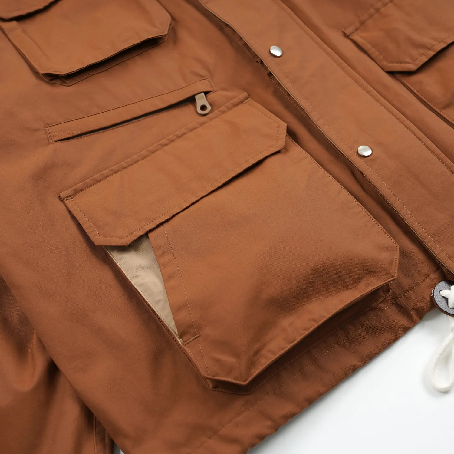 60/40 MOUNTAIN PARKA COAT - BRICK