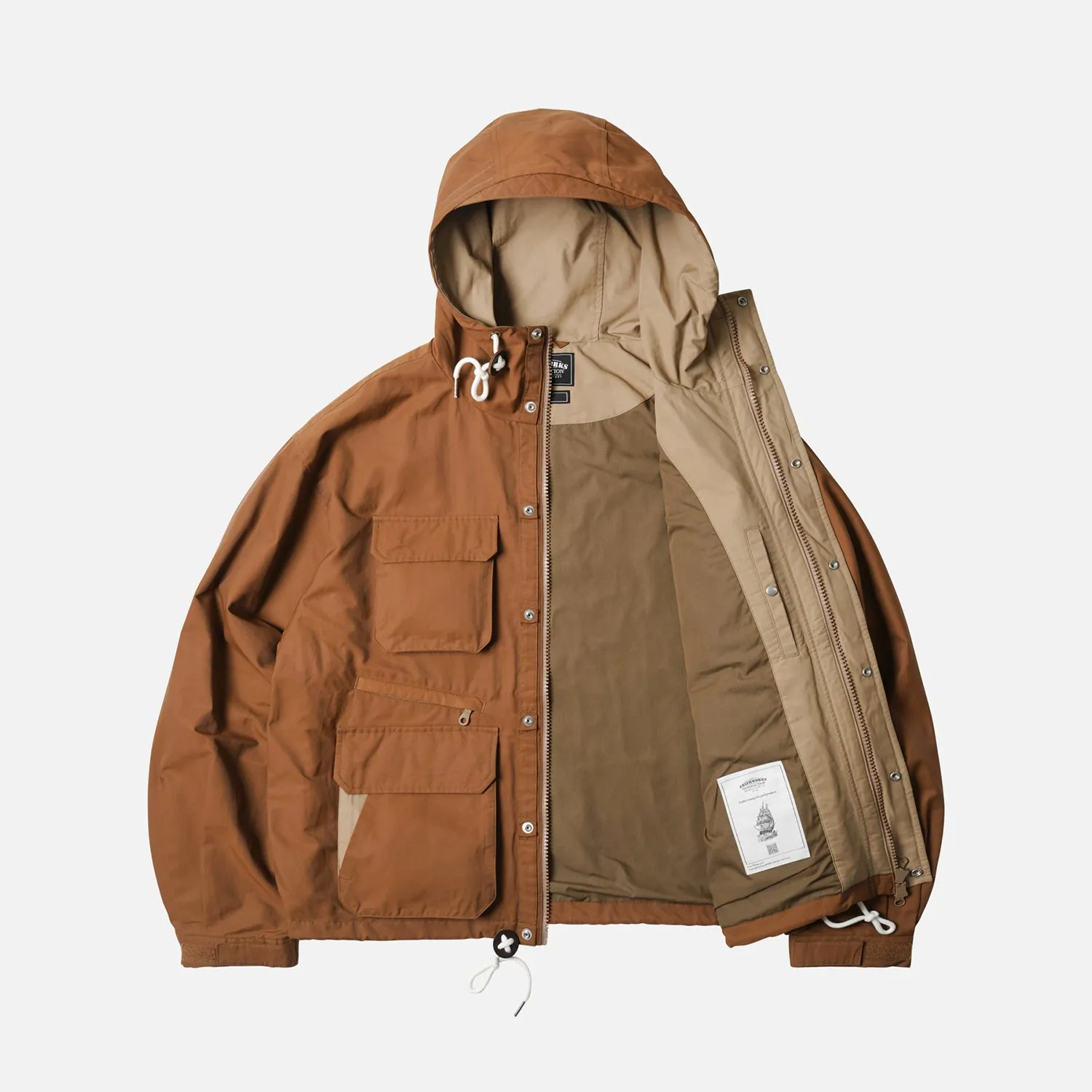 60/40 MOUNTAIN PARKA COAT - BRICK