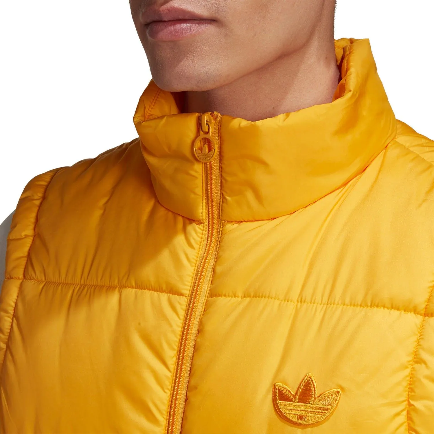 adidas Originals Padded Puffer Gilet - Gold Yellow