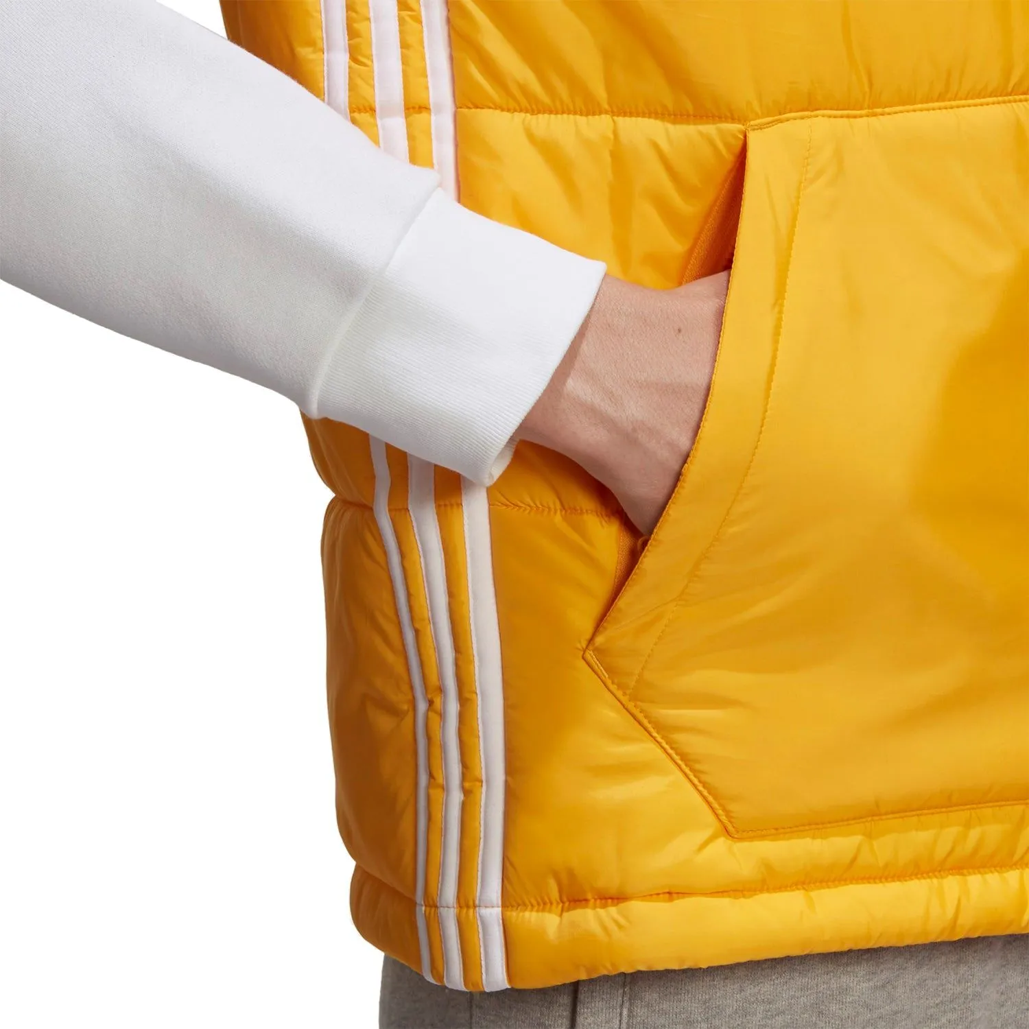 adidas Originals Padded Puffer Gilet - Gold Yellow