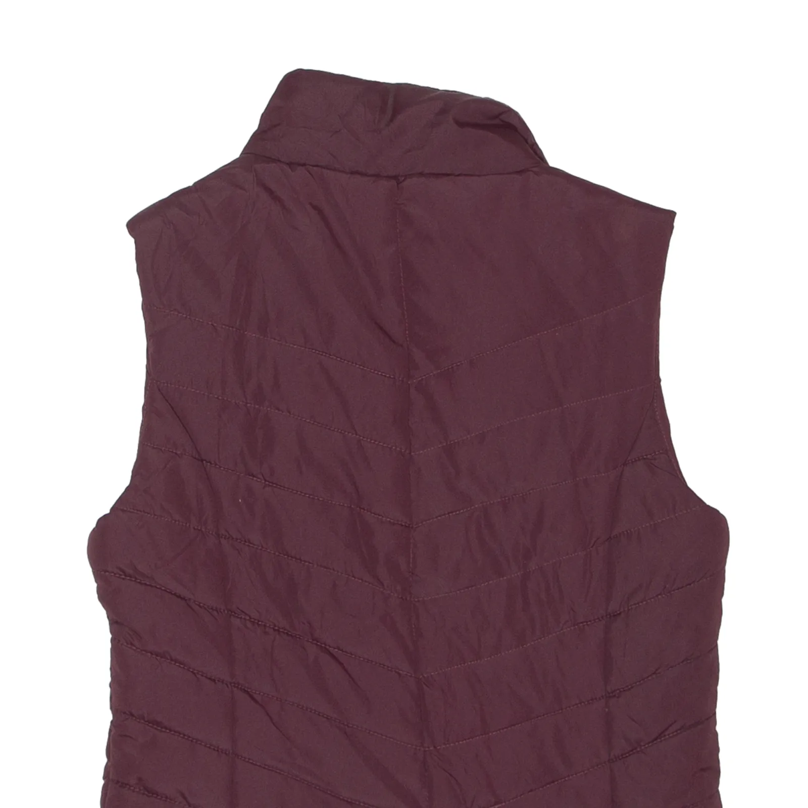AEROPOSTALE Puffer Gilet Maroon Womens M