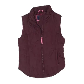 AEROPOSTALE Puffer Gilet Maroon Womens M