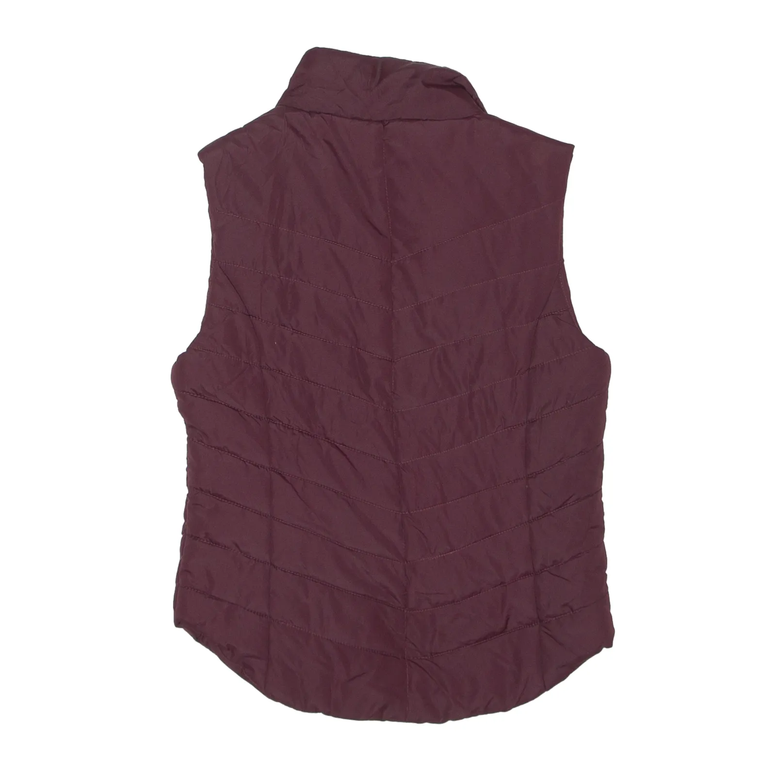AEROPOSTALE Puffer Gilet Maroon Womens M