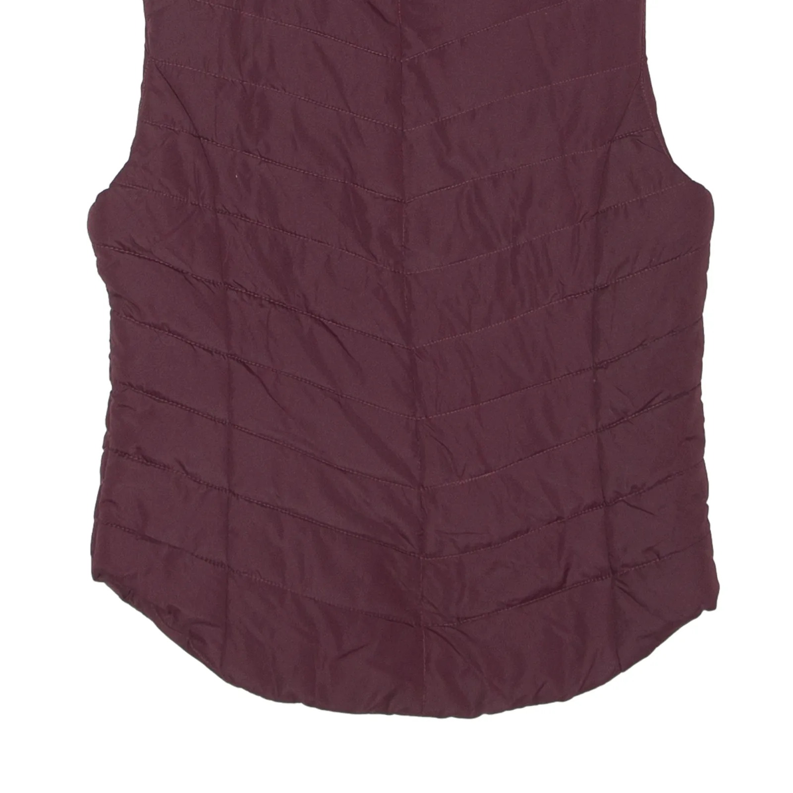 AEROPOSTALE Puffer Gilet Maroon Womens M
