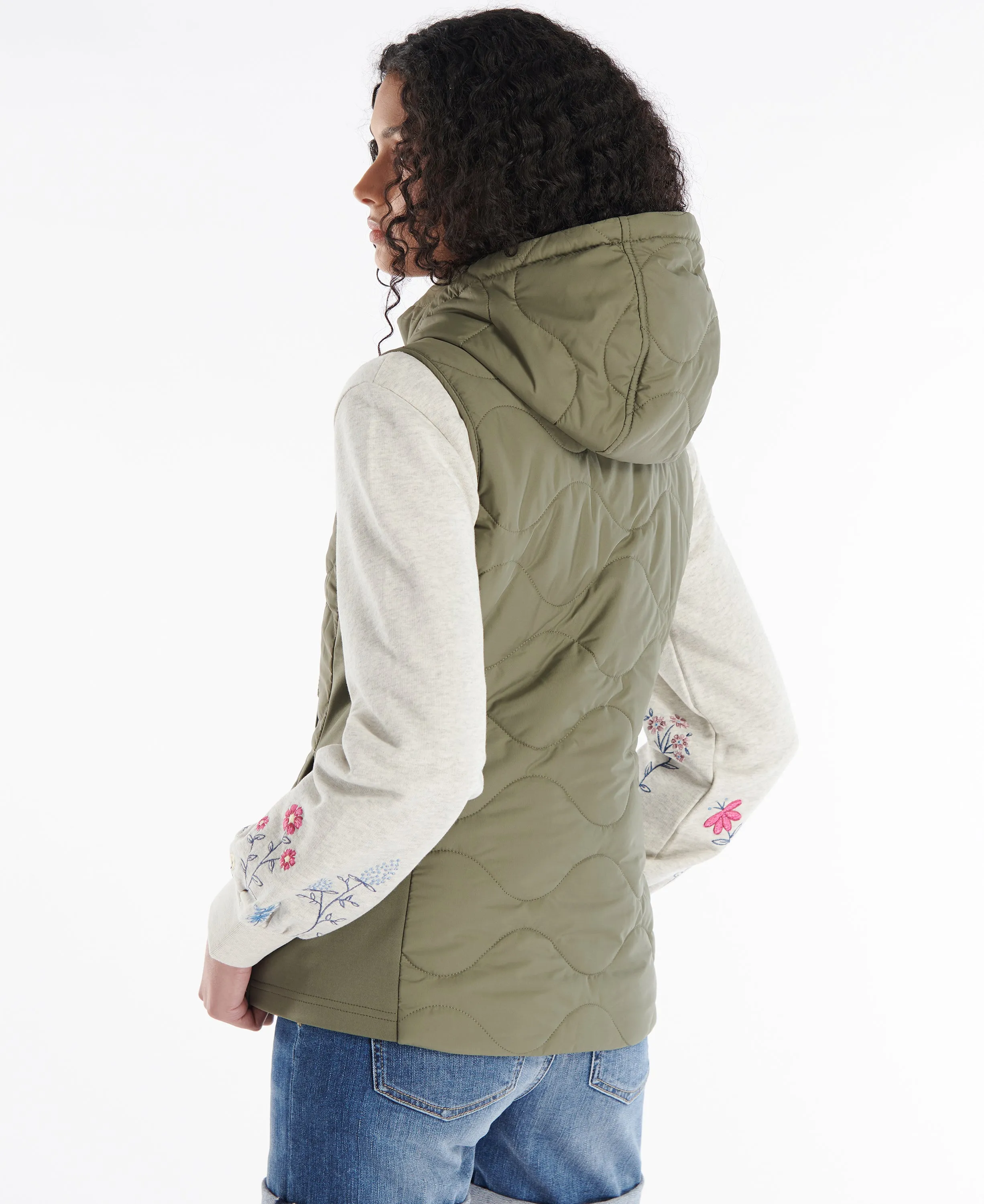 Barbour Thrift Gilet Quilted Sweat