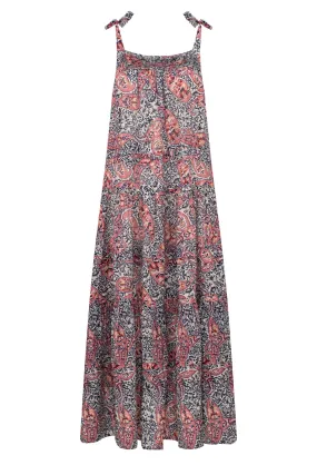 BEATRICE PINAFORE DRESS - Petula print