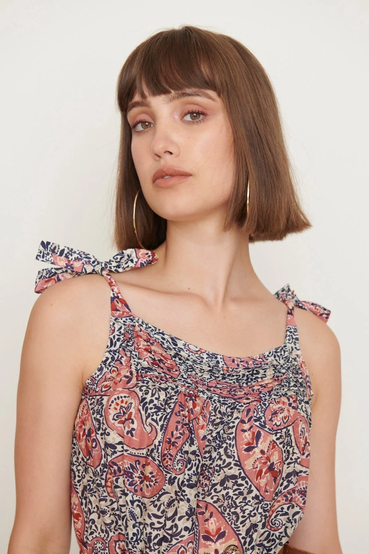 BEATRICE PINAFORE DRESS - Petula print