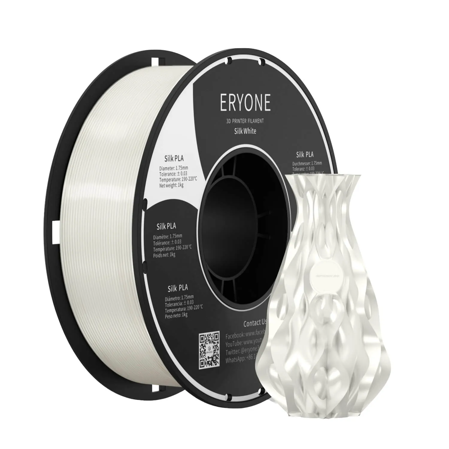 (CA only)Pre-sale- ERYONE All Series PLA 3D Filament 1kg  FREE SHIPPING(MOQ:20 rolls,can mix color)