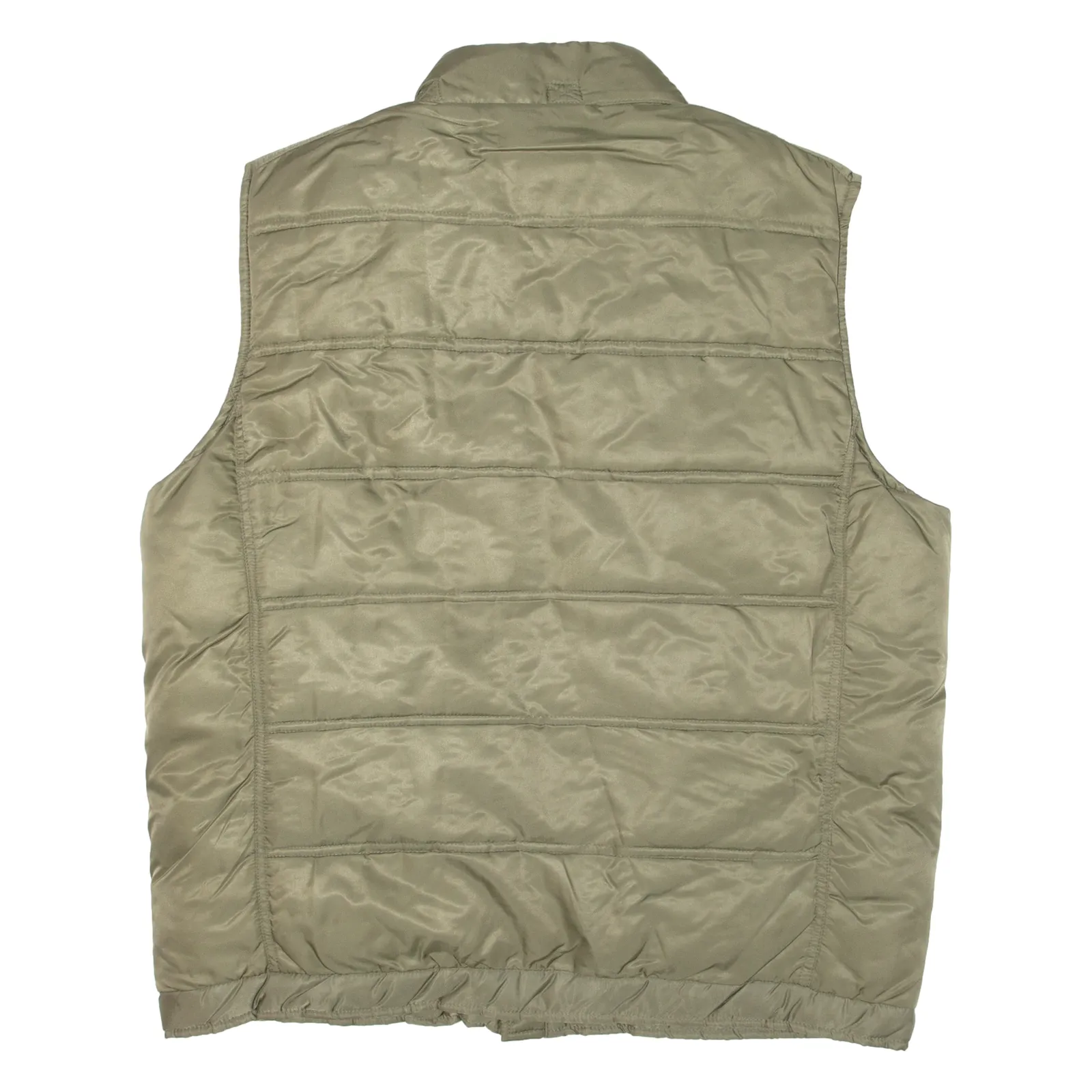 CONVERSE Insulated Mens Puffer Gilet Green Nylon L