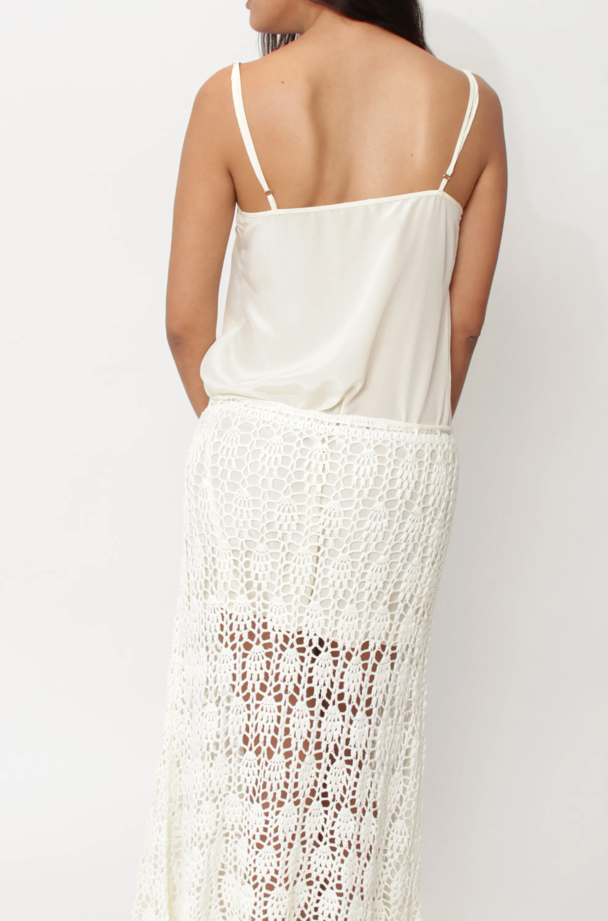 Crochet Midi Skirt or Strapless Dress