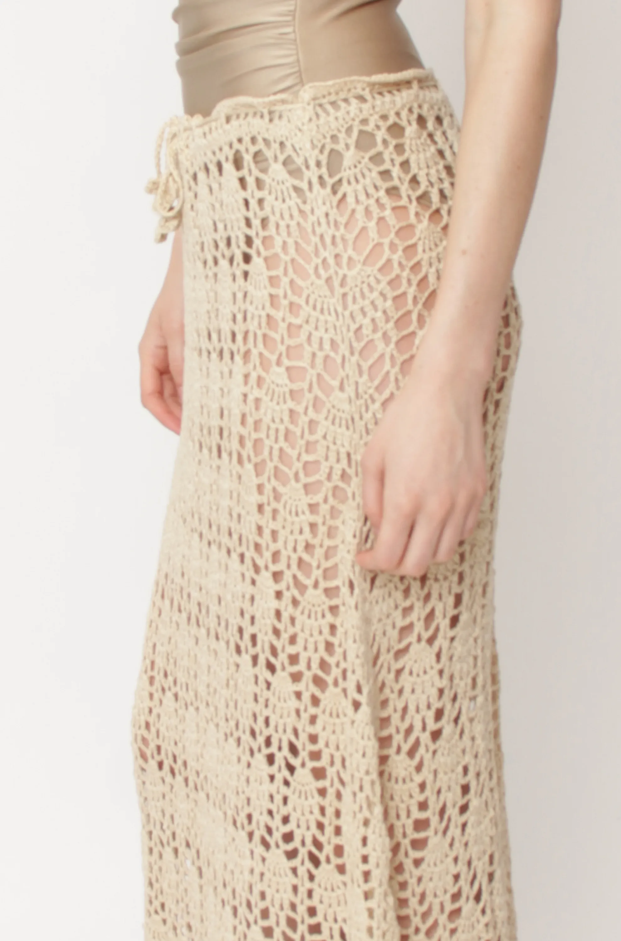 Crochet Midi Skirt or Strapless Dress