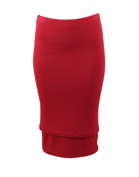 Double Layer Tube Skirt