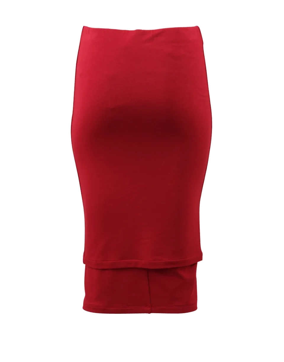 Double Layer Tube Skirt