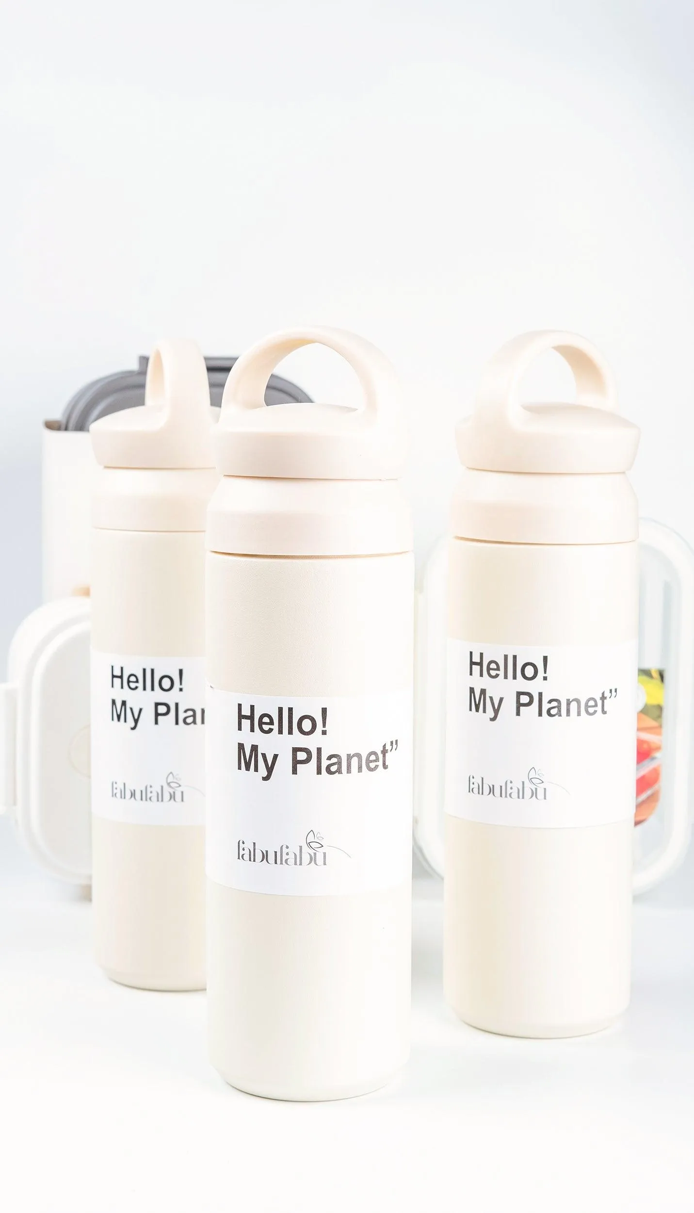 Fabufabu Insulated Stainless Steel Water Bottle-Reusable Water Bottle-Metal Vacuum Flask