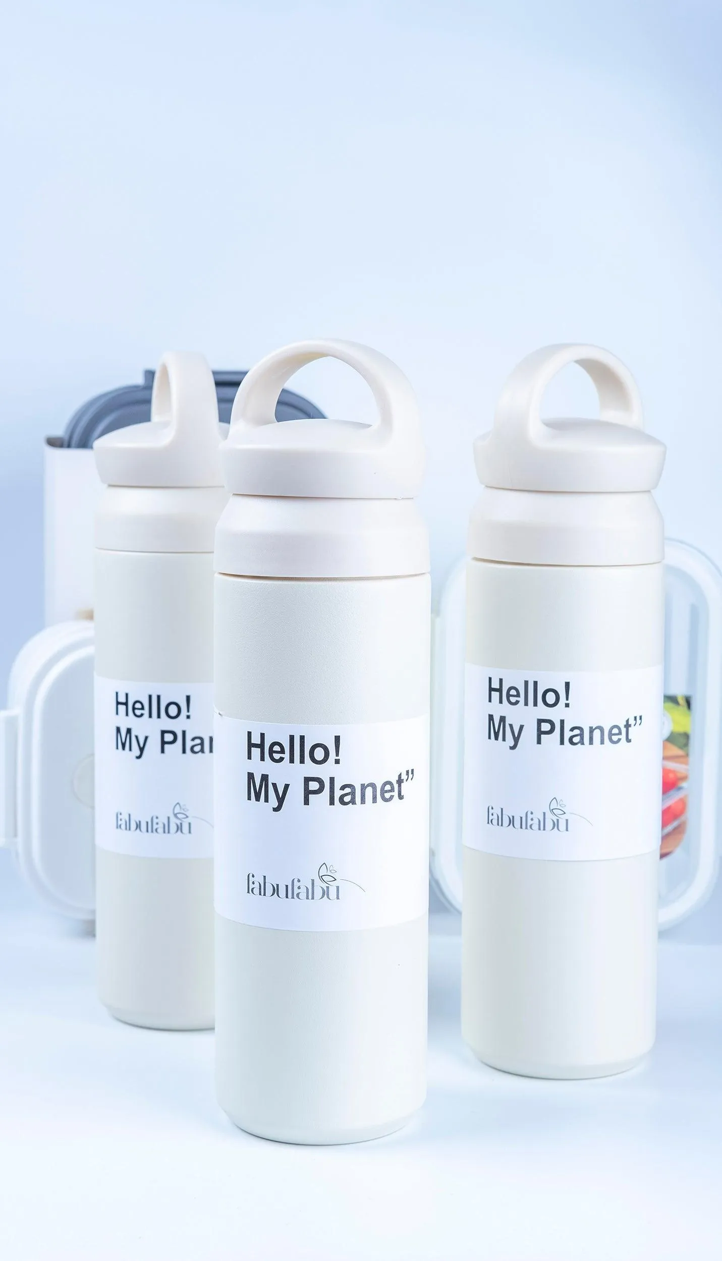 Fabufabu Insulated Stainless Steel Water Bottle-Reusable Water Bottle-Metal Vacuum Flask
