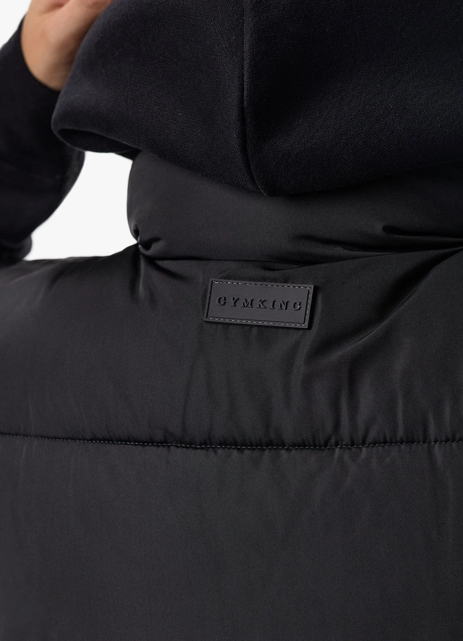 Gym King Longline Gilet - Black