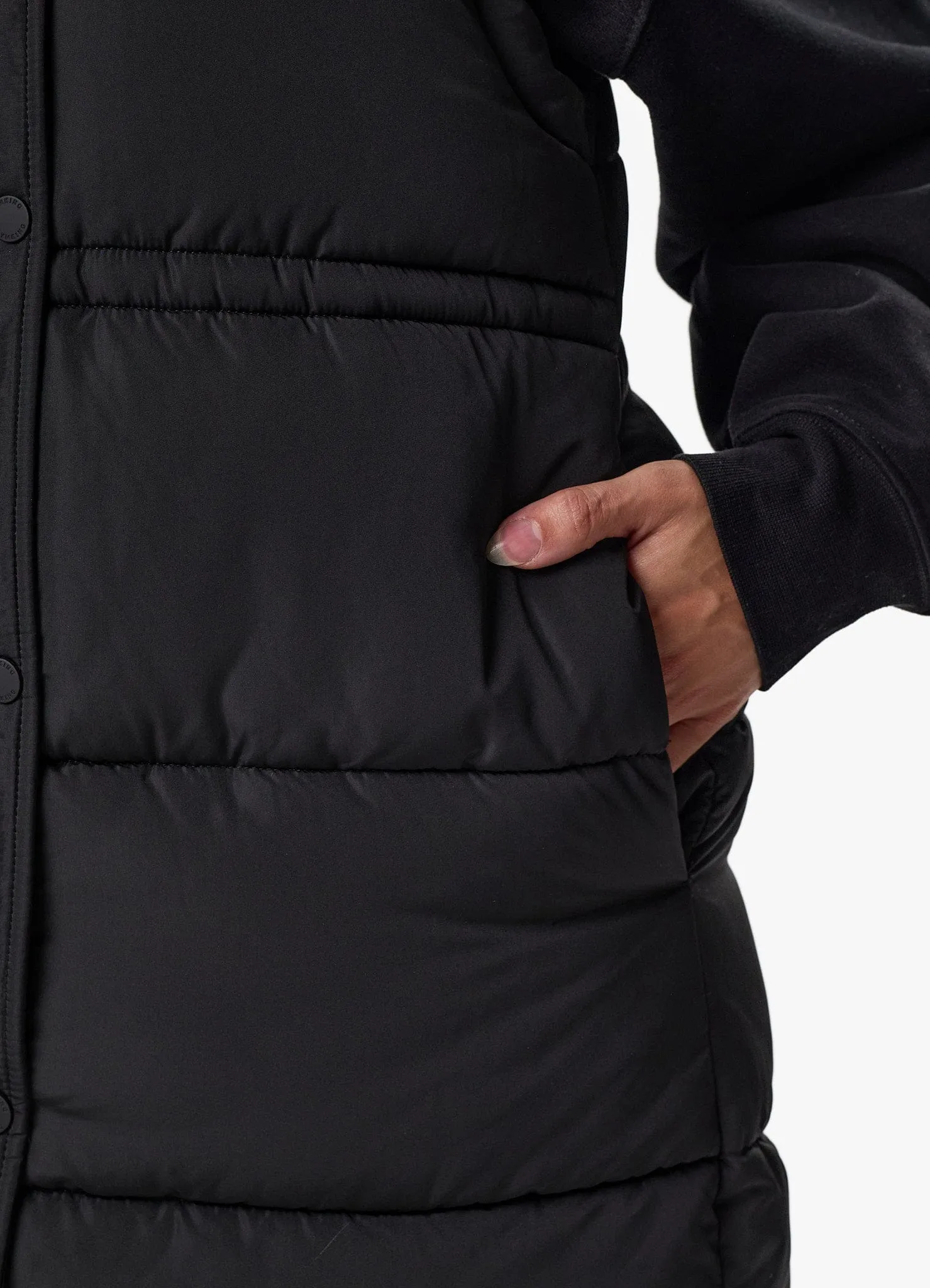 Gym King Longline Gilet - Black
