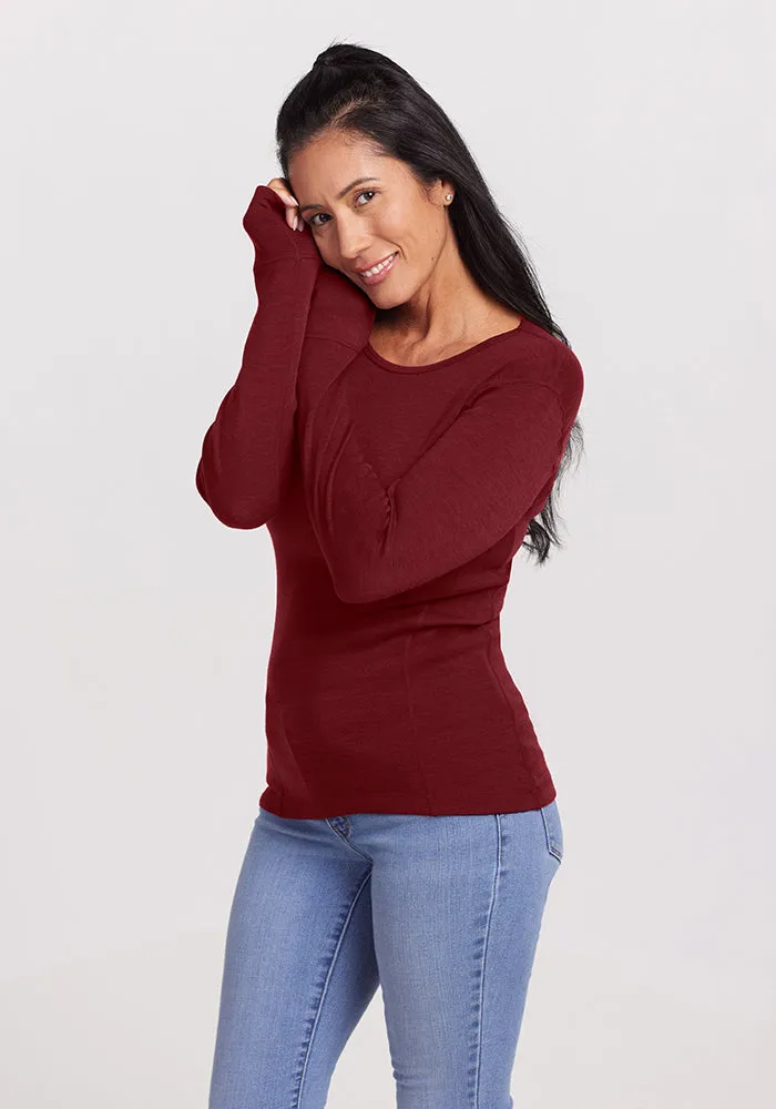 Hannah Long Sleeve Top • Final Sale Deals! - Sweet Pepper