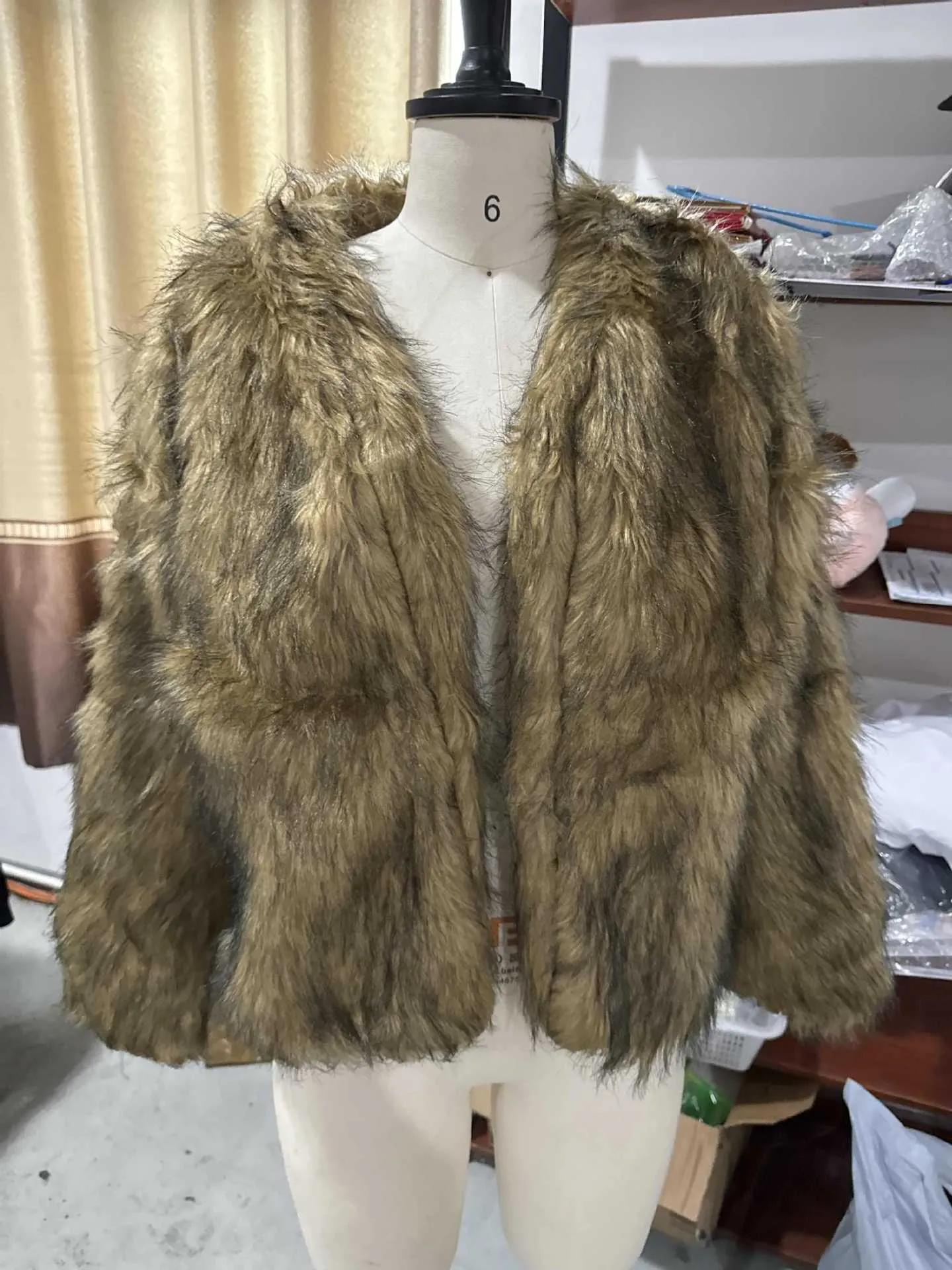 Joskaa cold weather outfits -Solid Color Long-Sleeved Fur Coat 2024 Fashionable Women's Elegant Autumn and Winter Commuter Wear