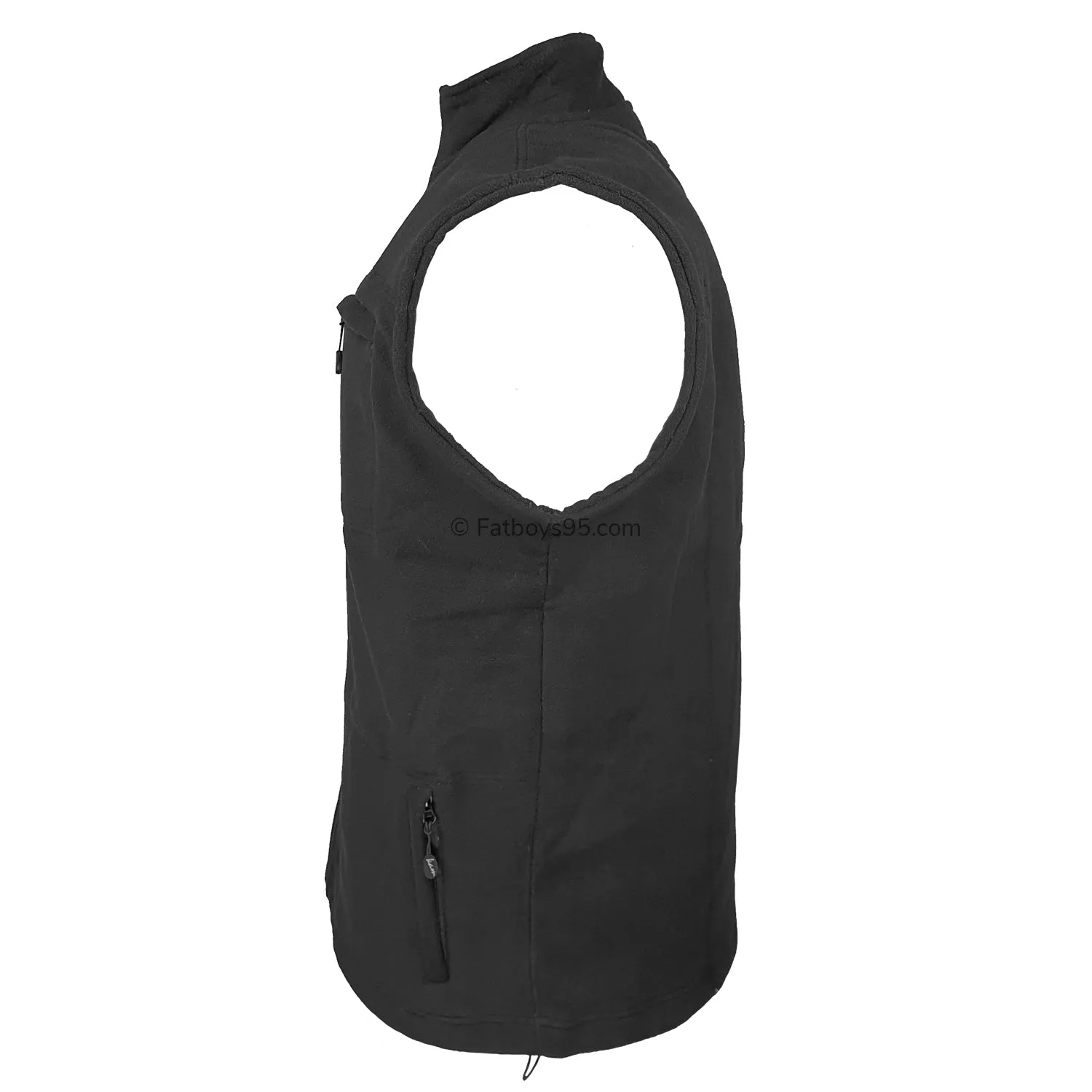 Kam Sherpa Lined Fleece Gilet - KBS KV99 - Black