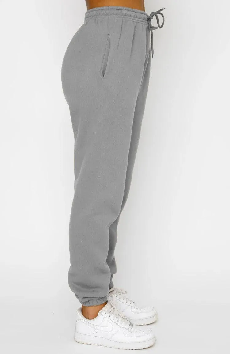 Ladies Solid Color Hoodie and Pants Sets 211021A