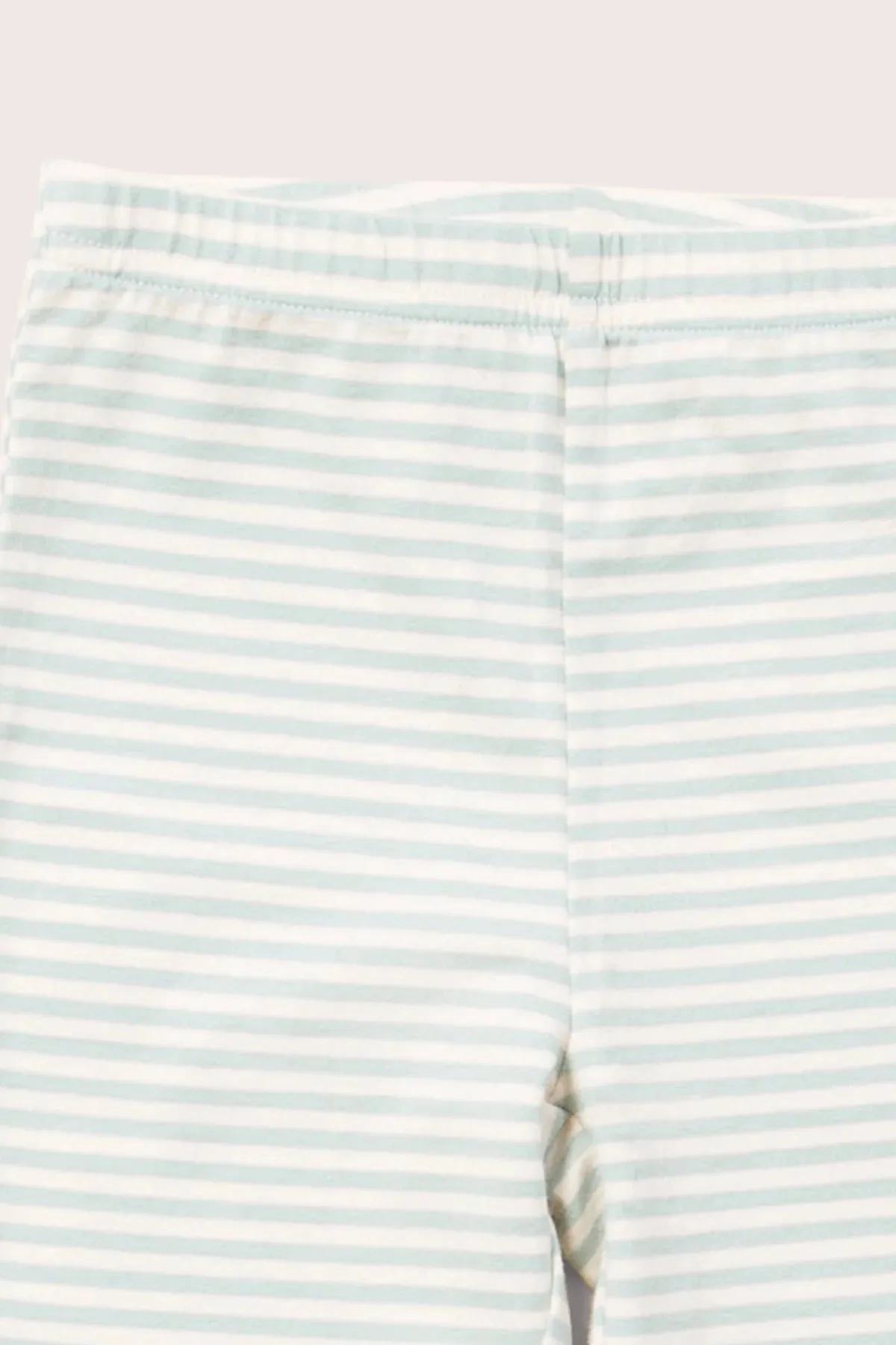 Little Green Radicals Blue Stripe Leggings - Powder Blue Stripe