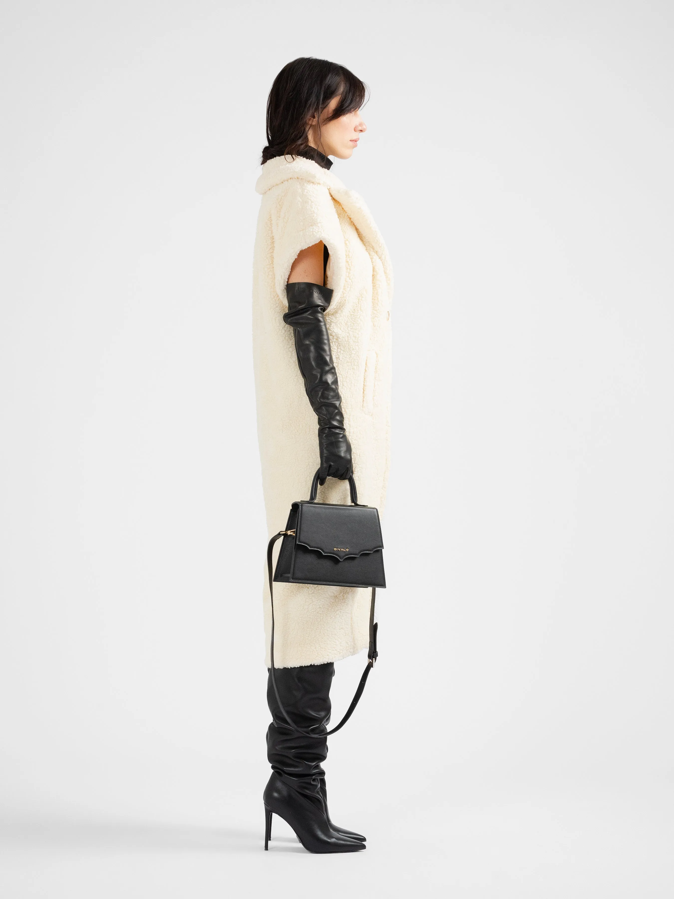 MARTIN vegan shearling gilet