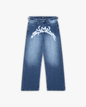 MIRAGE DENIM DARK BLUE / WHITE