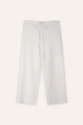 NAPLES organic linen pants (White)