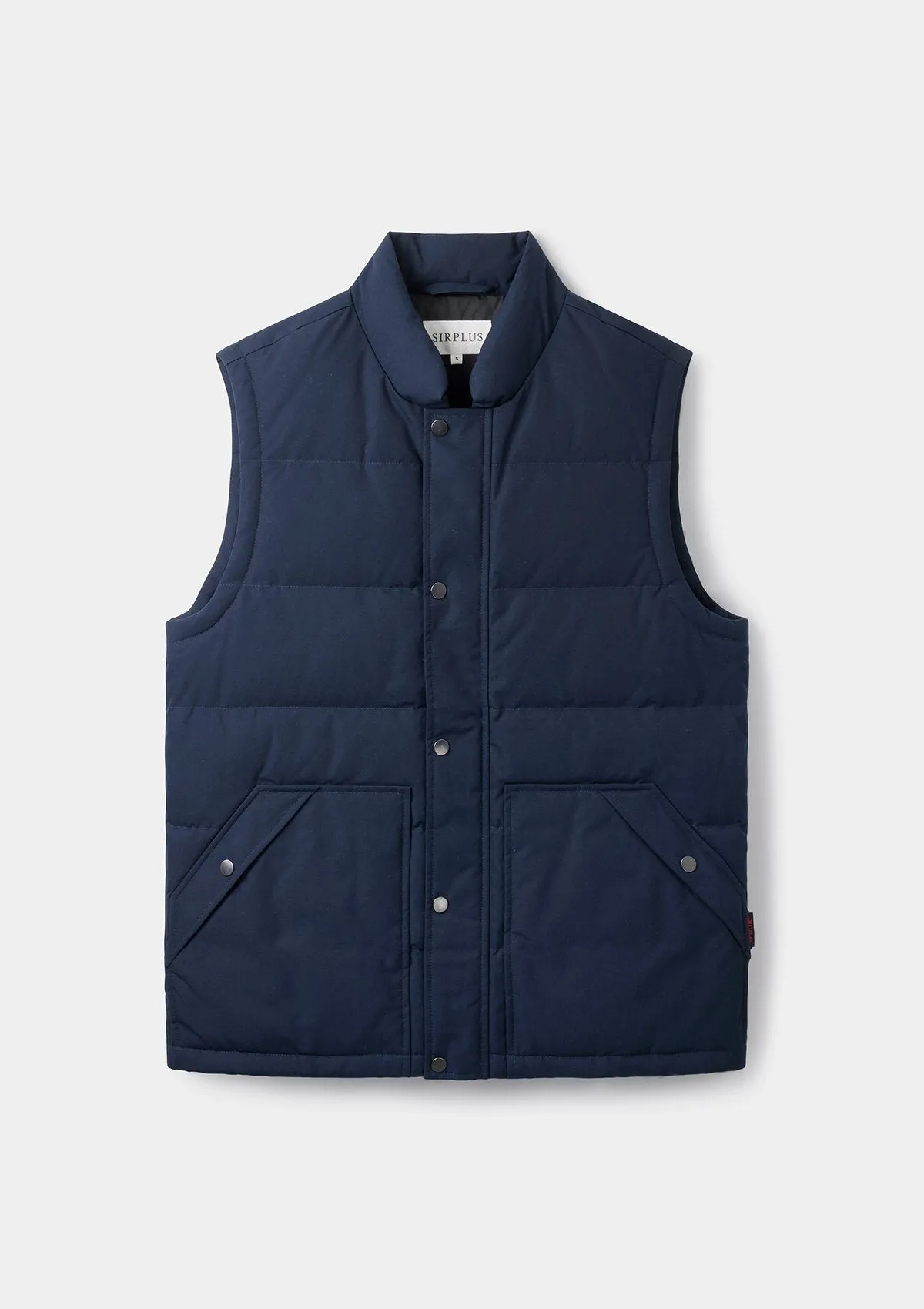 Navy Ventile Organic Cotton Down Gilet
