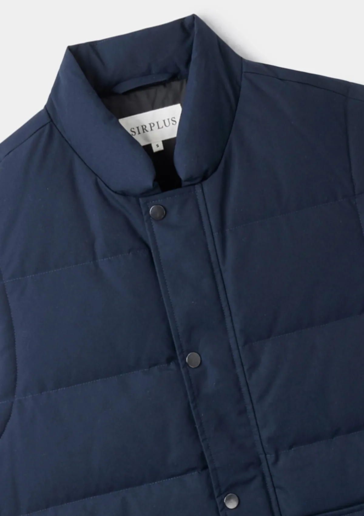 Navy Ventile Organic Cotton Down Gilet