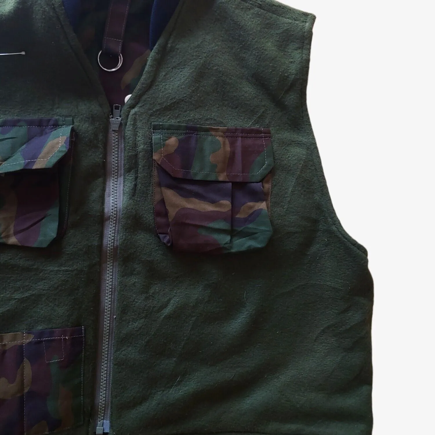 New Contrast Camouflage Utility Vest