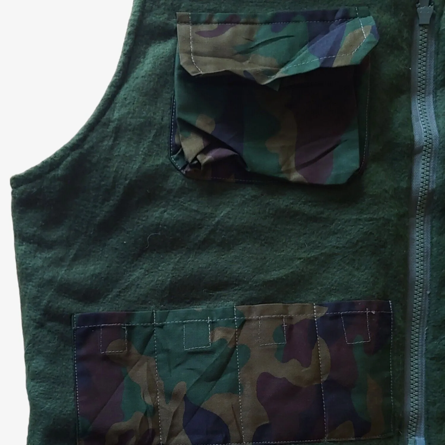 New Contrast Camouflage Utility Vest