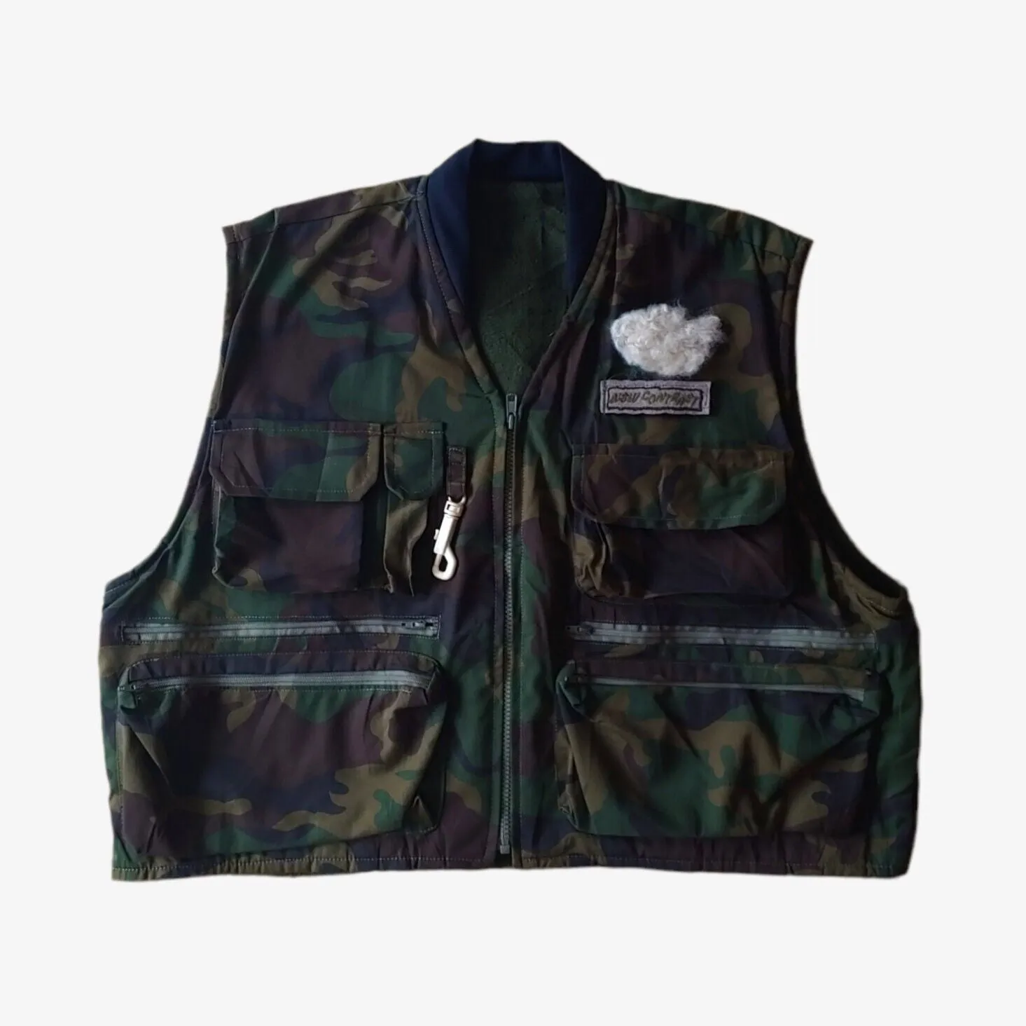 New Contrast Camouflage Utility Vest