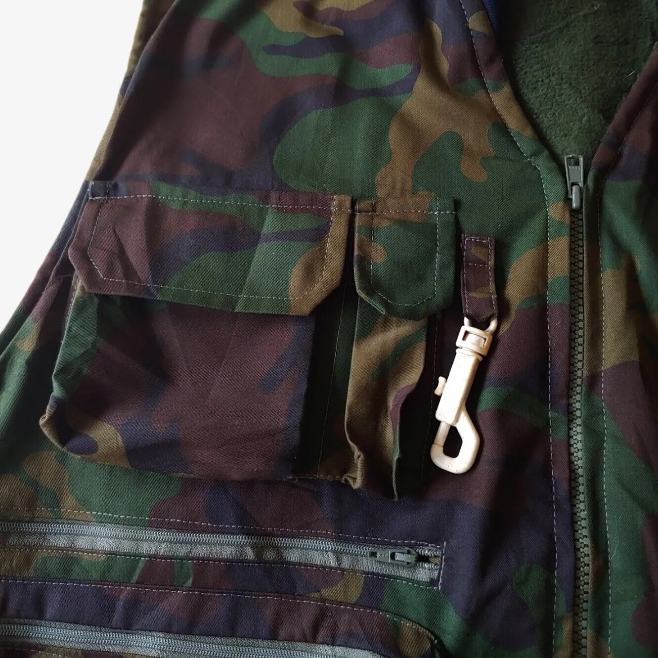 New Contrast Camouflage Utility Vest