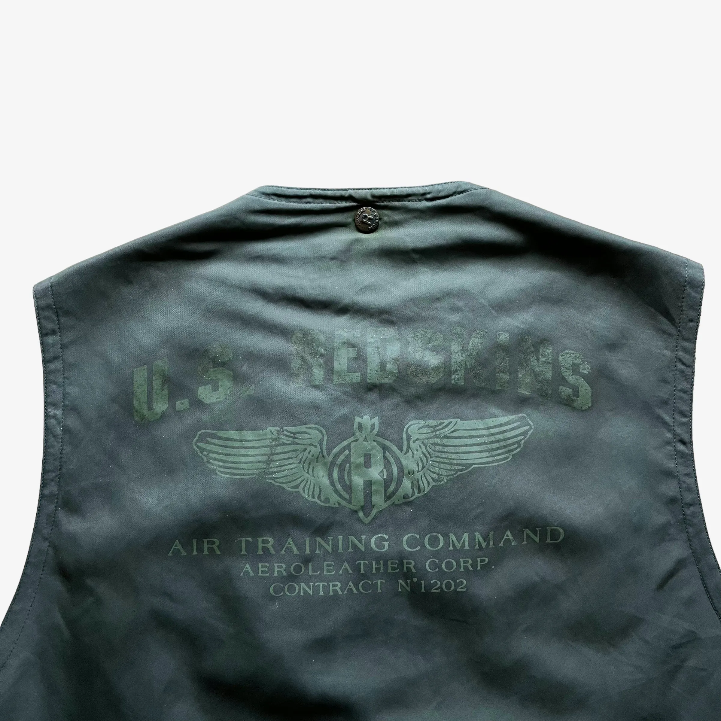 Redskins Air Training Command Gilet With Back Spell Out