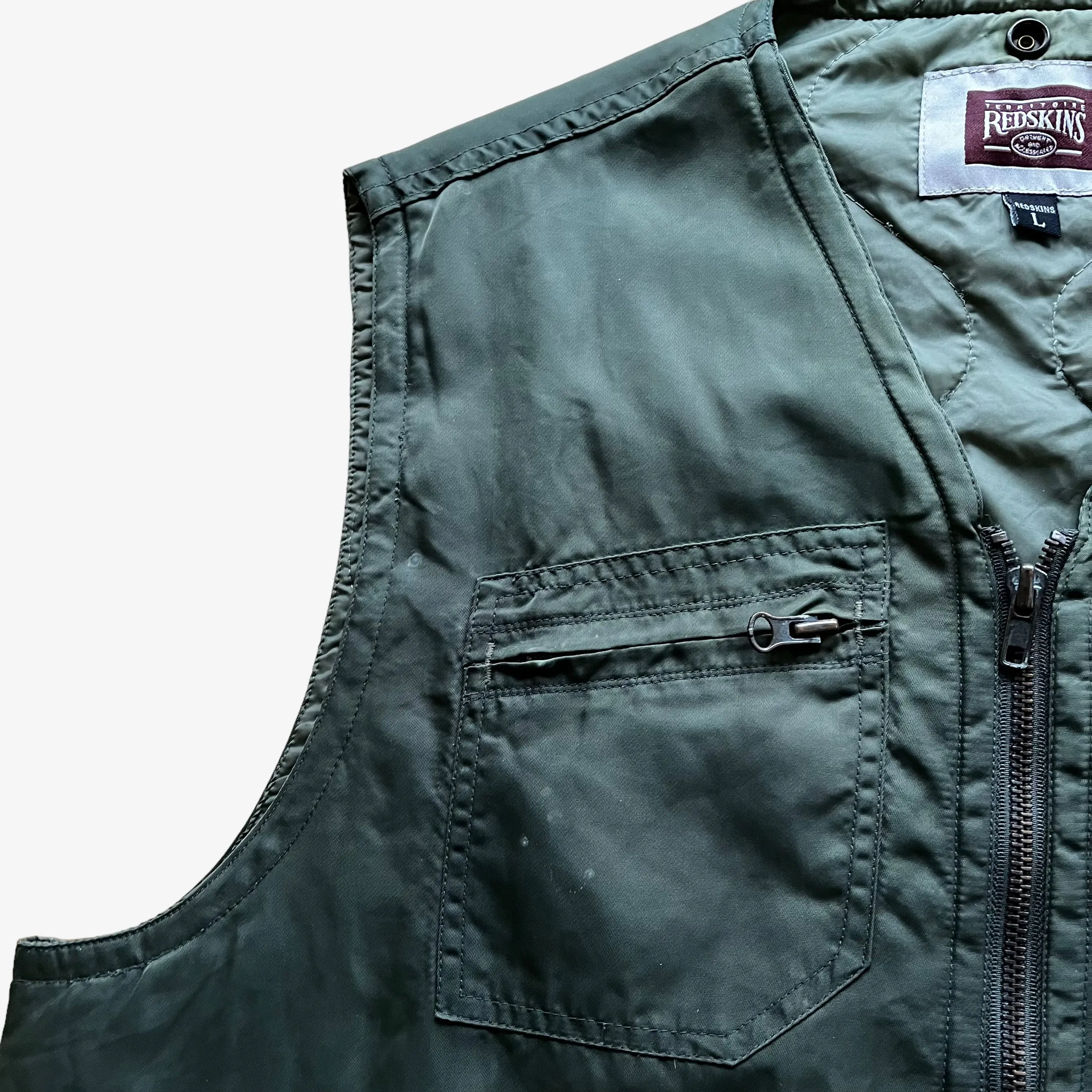 Redskins Air Training Command Gilet With Back Spell Out