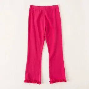 Ruffle Hem Knit Pant