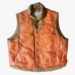 Schott Leather Goose Down Gilet