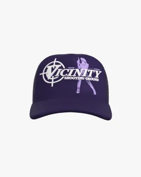 SHOOTING GROUND TRUCKER CAP PURPLE