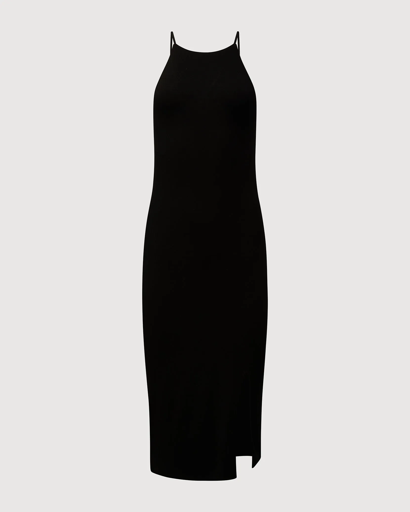Slit Front Midi Dress