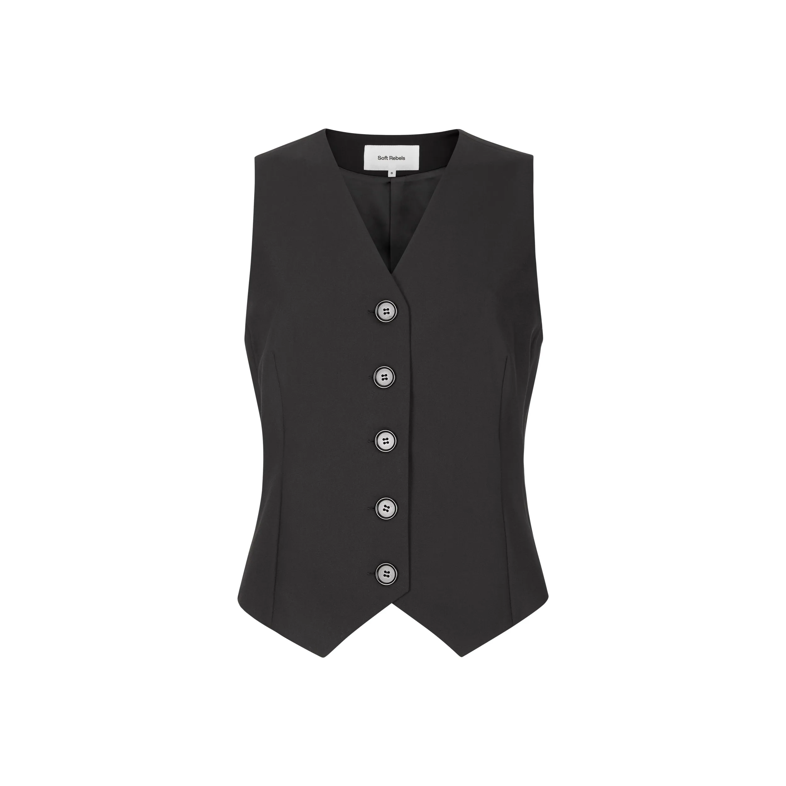 SRHibiscus vest - Sort
