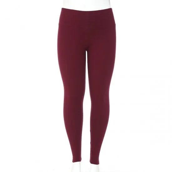 STYLE 72579XL-PLUS HIGH WAIST KNIT LEGGINGS