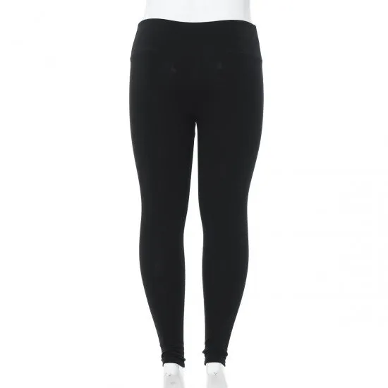 STYLE 72579XL-PLUS HIGH WAIST KNIT LEGGINGS