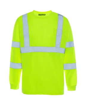UHV403 HiVis Long Sleeve Tek Tee