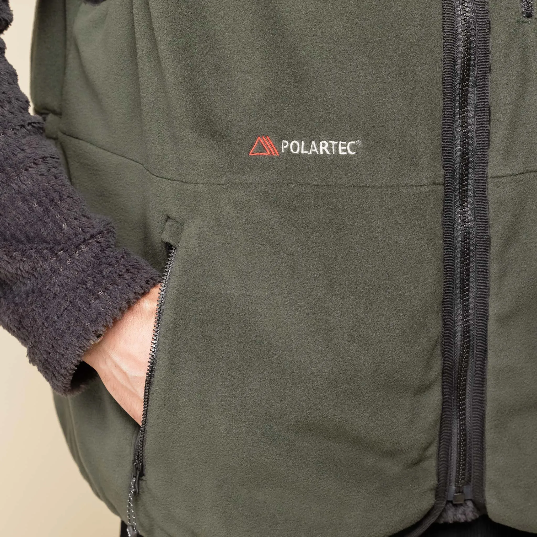 Vertex-NXL - Polartec Reversible Gilet Vest - Green / Black